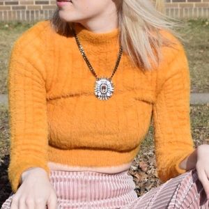 fuzzy sweater
